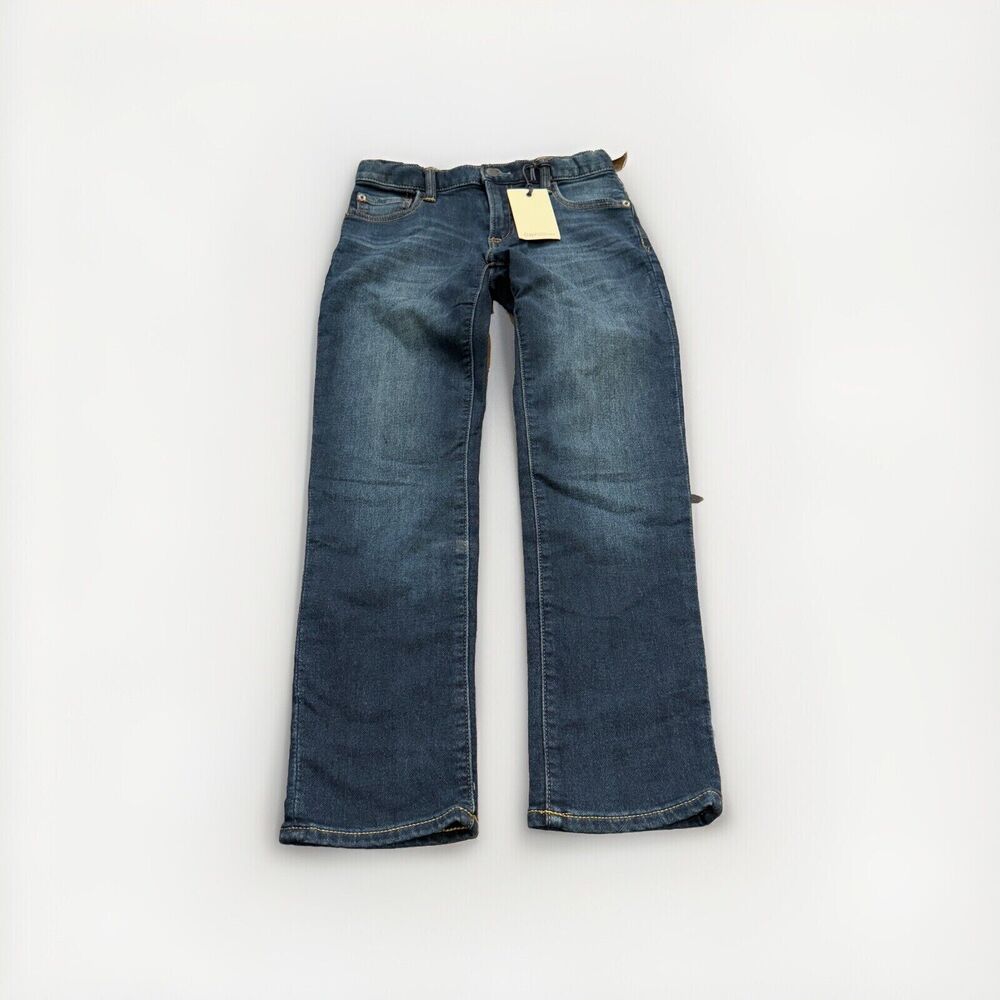 Gap Kids 1969 Blue Super Soft Denim Straight Leg Stretch Jeans Size 10 Reg NWT
